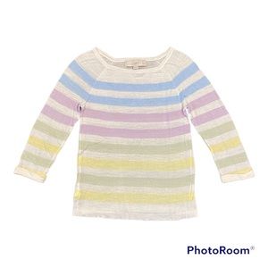Loft pastel stripes sweater